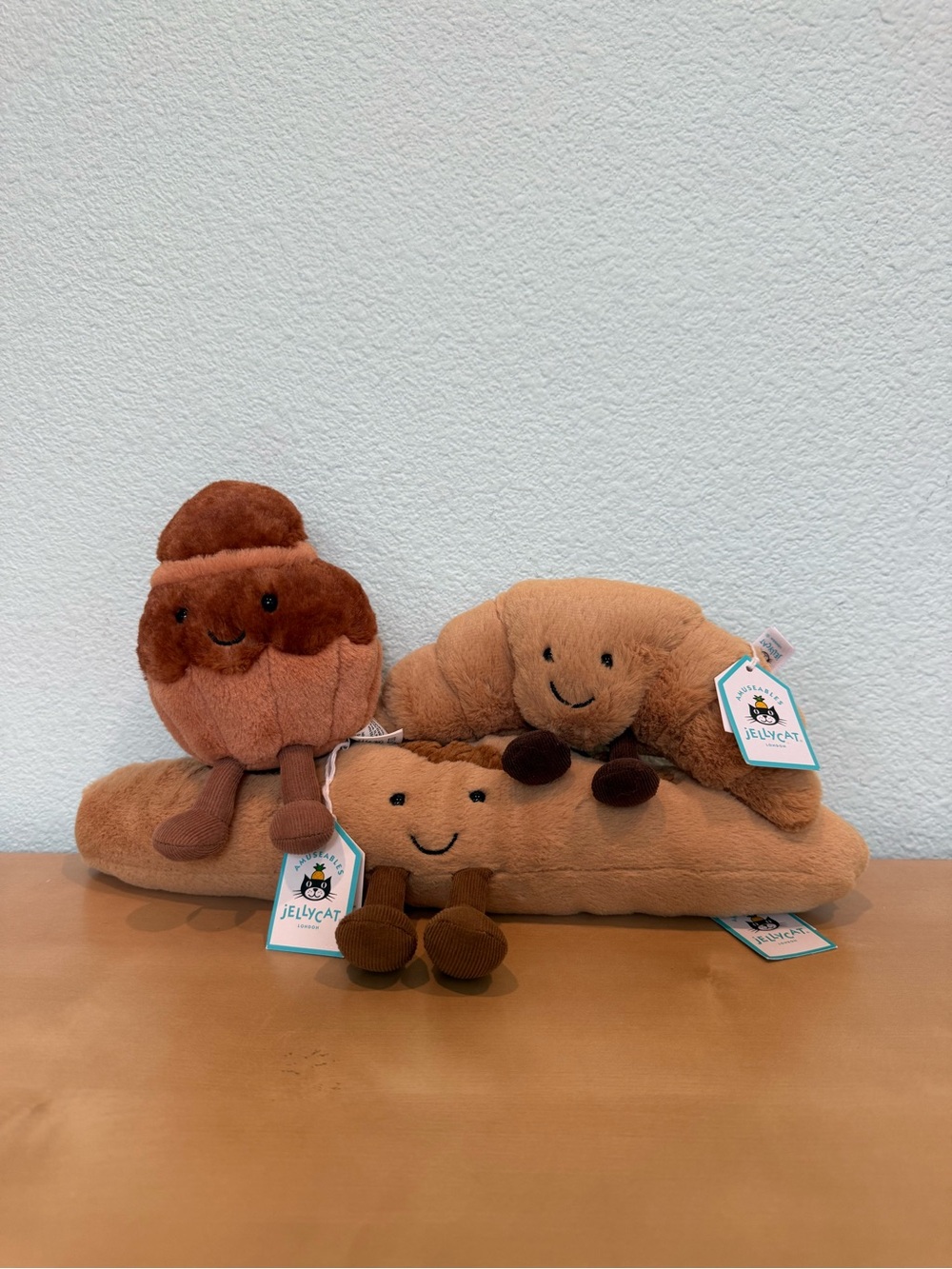 BNWT Jellycat Broiche, Croissant, Baguette Bundle